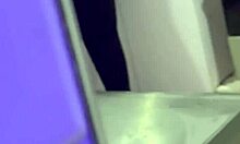 hidden cam catches housekeeper's big fat bbw ass peeking out