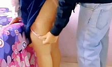 Mexican schoolgirl public broom anal virgin tight asshole creampie homemade