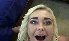 22 loads dumped on one insatiable cumslut face and body