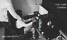 hidden cam: boss massages me... will his wife find out about this monster cock suck?