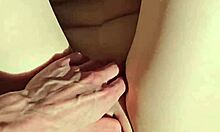 close-up pussy rub leads to massive cum explosion