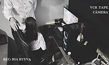 hidden cam: boss massages me... will his wife find out about this monster cock suck?