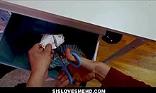 hey check out this cute blonde stepsis pranking her bro then family sex to big cock orgasm pov nikki zee