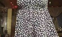 Curvy latina stepmom's big ass begs for a firm slap in homemade pov