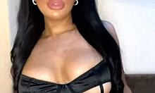 step daughter fingers her wet pussy while step dad chills next door on webcam