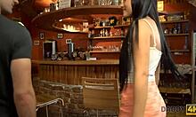 Daddy4K Czech pornstar Anna Rose caught by father-in-law on desk for licking