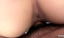 japanese teen hairy pussy tricked first creampie pov fuck