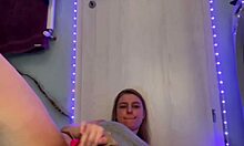 Watch stepsister desperately finger her shaved virgin wet pussy to orgasm.