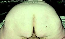 Thick BBW Milf Spreads Big Butt For Fat Creampie Inside Bathroom