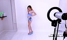 super sexy 21yo lifts miniskirt for rough deepthroat on long cock