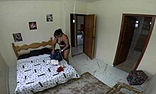 whoa friend's hubby creampies my buddy's wife pussy in hostel quickie! 😲