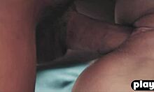 Snowy Day Sensual Fuck With Horny Brunette's Big Tits!