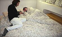 I'm pregnant! watch me give my boyfriend a sloppy blowjob to keep him around!