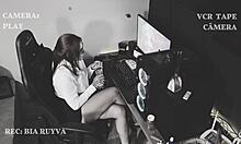 hidden cam: boss massages me... will his wife find out about this monster cock suck?