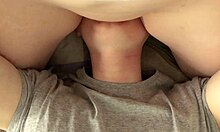 i love when stepbro licks my shaved pussy till i squirt on his face