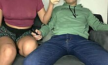 cumshot blasts my mouth while creampie floods my tight pussy bliss