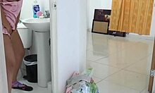 i catch stepdaughter brushing pussy with toothbrush then slam my cock straight in to cool her heat