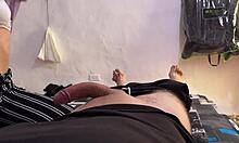 University girl sucks entire cock and swallows milk in homemade close-up