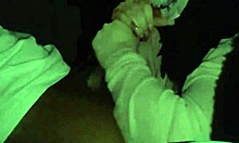 masked bbw wife slurps sloppy wet deepthroat on monster black cock nasty oral