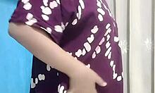 big tits arab hijab slut fingers her fat pussy solo horny