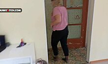 nerdy plump blonde fucktoy bends for master blowjob cumshot shaved pussy stockings maledom curvy