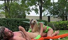 cosplay fairy babe bangs friend right on the street