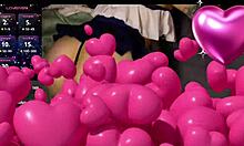 chilena bends over in lingerie sucking boyfriend's cock doggystyle with wet hairy pussy