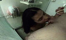 colombian babe devours foreign cock in motel shower new years eve 🔥🍆💦
