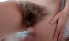 Stepson Pumps Two Huge Loads into Stepmom's Hairy Cunt