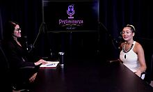 Barbara Sol bares sheer red lingerie after nightclub drama craving swingers public domination bdsm