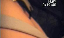 bisexual amateur dude tied up takes anal scraper handle and vibrating dildo tease