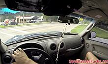 busty amateur teen 18 plus deepthroats hard then bends over for intense doggystyle pounding on hidden cam