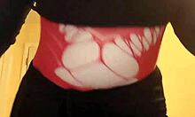 Striptease Tease Ends Kneeling Cum Explosion!