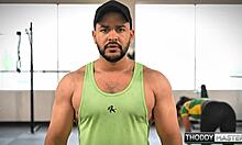 gym fuckin tesao iron pumpin then pure protein gozada all sweaty tight pussy stretched first time