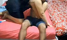 Helping Stepsis with Massage Turns into Cock Sucking and Hard Pounding Mexican Milf Style