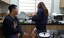 Colombian Beauty's Pussy Takes Stepbrother's Hard Thrusts!