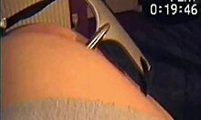 bisexual amateur dude tied up takes anal scraper handle and vibrating dildo tease