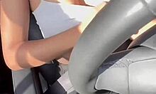 naked teen masturbates orally outdoors licking pussy to orgasm in traffic