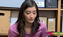 Emily Begs for More While Officers Pound Her with Big Cock!