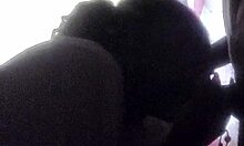 submissive girl next door gags on rough black cock