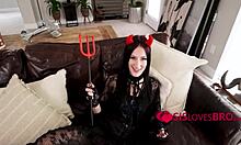 E girl stepsis Lexy Blaze recruits me for hot POV vids with Rion King