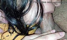 stepsis sucks my cock deep then begs for creampie in her big latina ass