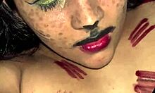 halloween party heat leads to tight virgin-like pussy pounding in bedroom