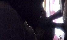 submissive girl next door gags on rough black cock