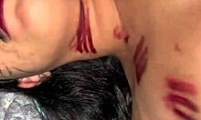 halloween party heat leads to tight virgin-like pussy pounding in bedroom