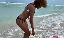 Milu Blaze French Step Cousin Delivers Deepthroat Doggystyle in Miami