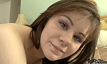 brunette dancer stars in raw amateur homemade pounding session