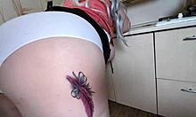 a mature stepmom with big tits and fat ass takes cock anally