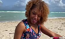 Milu Blaze French Step Cousin Delivers Deepthroat Doggystyle in Miami