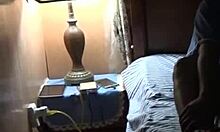 hubby massages ebony wife big ass then fucks her hard in kitchen after swim